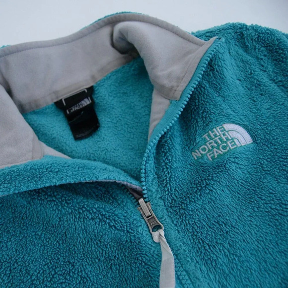 The North Face Teal Quarter Zip Fleece Sweater Gorpcore S - Picture 12 of 12